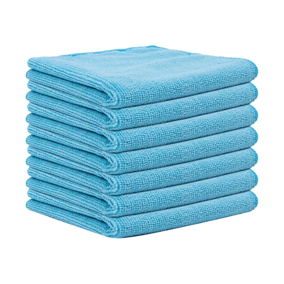 Clearance Under $2 | 5-Pack Microfiber Cleaning Cloths, Soft Absorbent Household Towels
