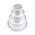 thumbnail image 1 of Clearance Under $2.66! 1 Pack Mini Three-Tier Cake Pan – Aluminum Alloy Mould for Cupcakes and Desserts (Size L), 1 of 8