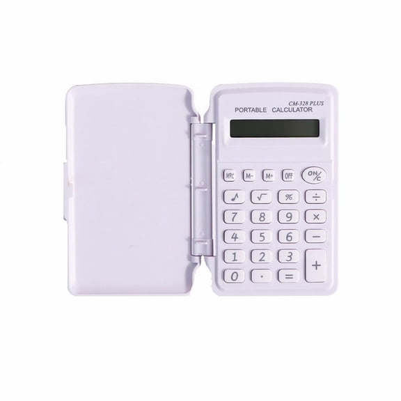 Clearance Under $2.74! 1PC Mini Desktop Calculator, 8-Digit LCD Display with Big Buttons, Plastic, for Office & Finance, (12x8x2cm, Purple)