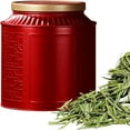 thumbnail image 1 of Clearance Under $2.76! Airtight Tin Tea Canister, Large Round Metal Storage Container for Tea Leaves, Coffee, and Dry Goods, Durable Preservation Jar, 1 of 4