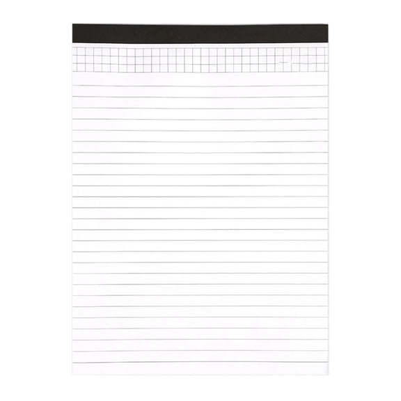 Clearance Under $2.84! 1PC A4 Lined Notepad, 25 Sheets Wide-Ruled Writing Paper for Business & College, Paper, for Office & Study, (29*21cm, White)