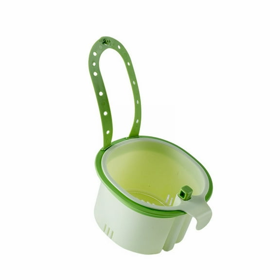Clearance Under $2.86! 1 Pack Kitchen Sink Strainer Basket, Faucet Hanging Drainer with Automatic Dumping - Hands-Free, Multi-Use (Green, One Size)