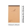 thumbnail image 1 of Clearance Under $2.99! 1PC Blank Note Paper Pad, 60-Sheet Sketchbook for Drawing & Drafting, Paper, for Artists & Designers, (25.5x17.5cm, Kraft), 1 of 5