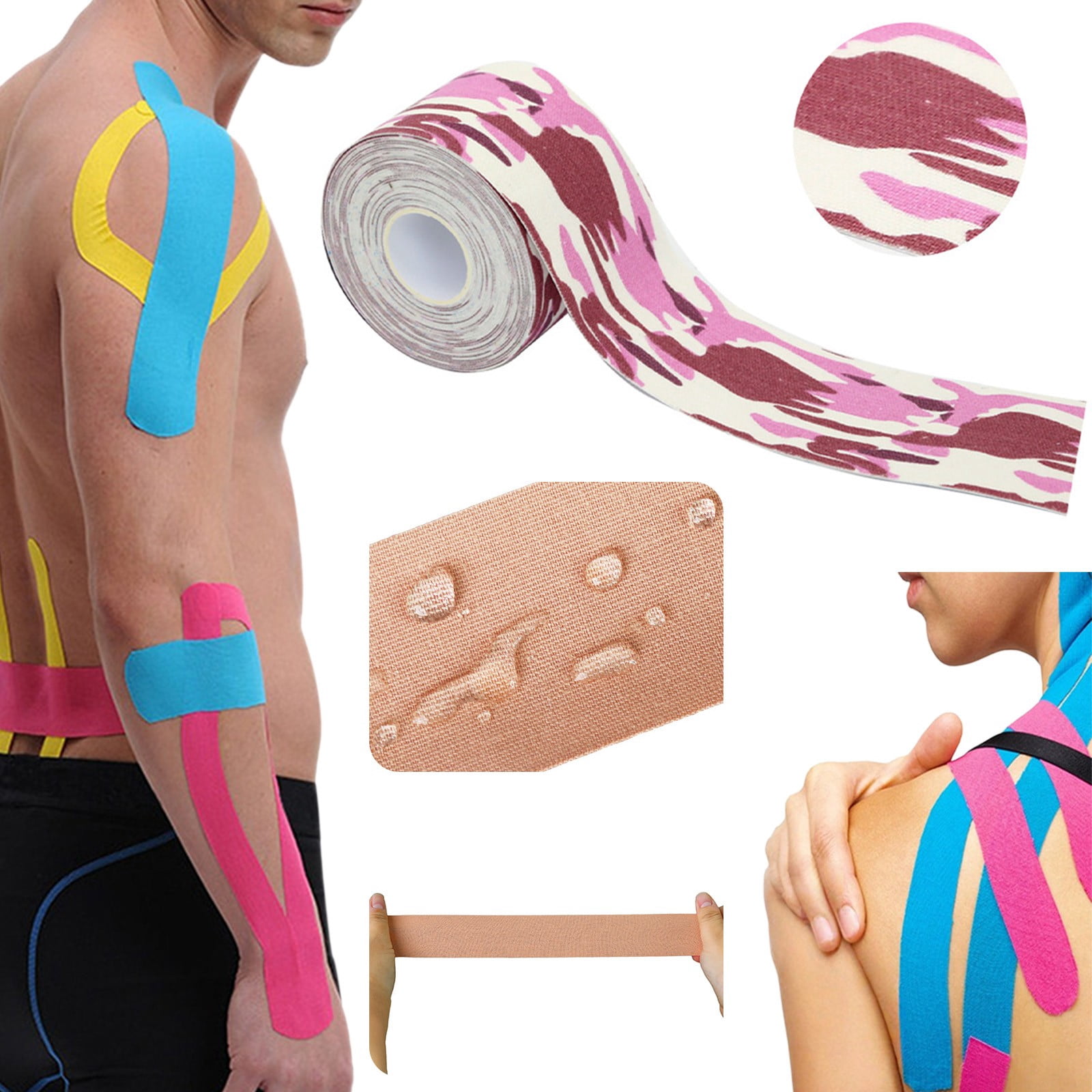 Clearance Under $2 Athletic Sports Tape, Easy Tear Cotton Tape for ...