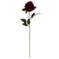 thumbnail image 1 of Clearance Under $2 Burgundy Velvet Artificial Rose Bouquet, Faux Long-Stem Flower for Wedding Centerpiece and Valentine's Day Decor, 1 of 5