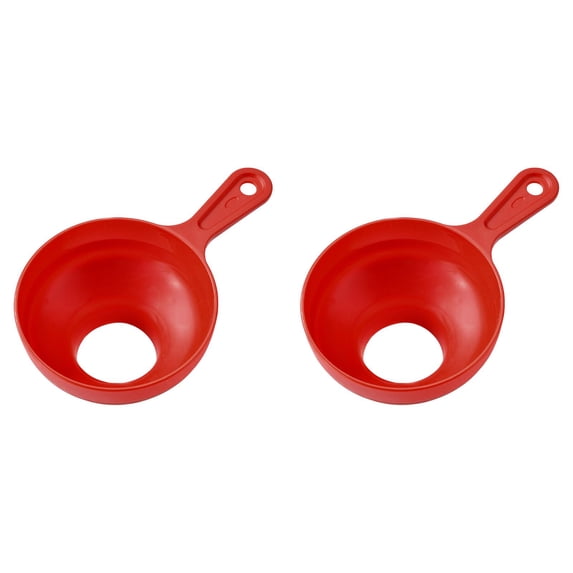 Clearance Under $2 Flexible Collapsible Canning Funnel with Handle for Wide Mouth Jars - 2 Pieces