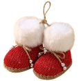 thumbnail image 1 of Clearance Under $2 Knitted Boot Ornaments, Hanging Decor for Christmas Tree, 1 of 4