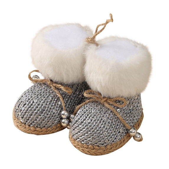 Clearance Under $2 Knitted Boot Ornaments, Hanging Decor for Christmas Tree