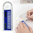 Engeneer Multiplying Ruler Clearance Under $2 Multifunctional Ruler Calculator with Magnifier, 4 ...