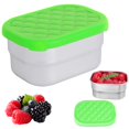Clearance Under $2 Stainless Steel Food Box with Silicone Lid, Portable ...