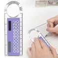 Transparent Clear Ruler Clearance Under $2 Transparent Ruler Calculator with Magnifier, 4-in-1 ...