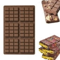thumbnail image 1 of Clearance Under $3.04! 1 Pack Silicone Candy Bar Mold, Rectangle Breakable Mold for Chocolates and Treats (B, One Size), 1 of 8