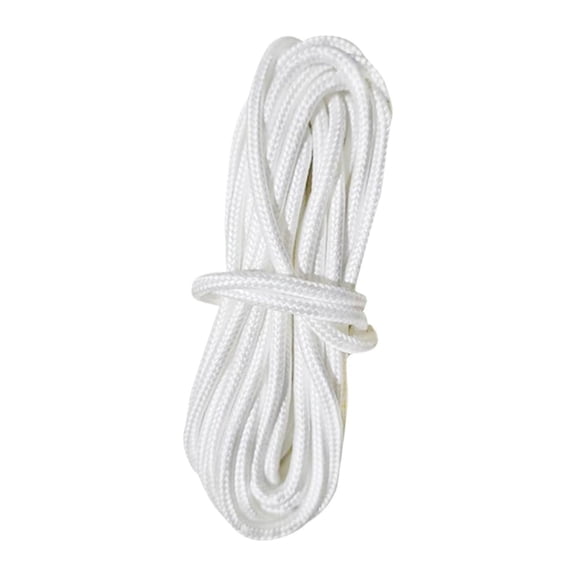 2-Pack 4.5m Patio Umbrella Replacement Cord – 3mm Braided Polyester Rope For Outdoor Canopy Repair (White)
