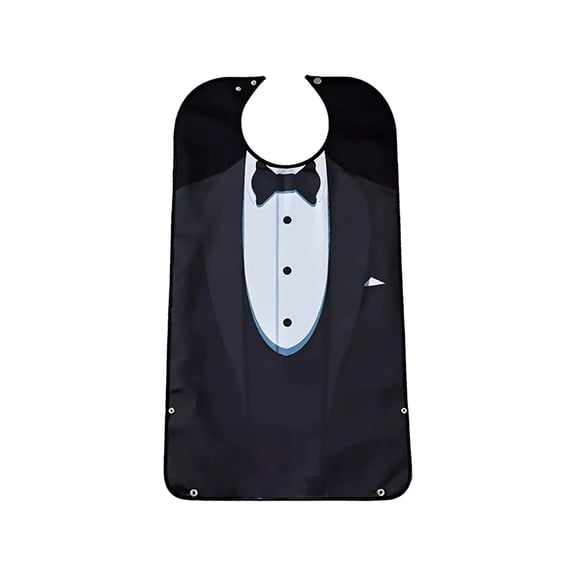 Clearance Under $3.26! 1 Pack Waterproof Apron with Adjustable Neck Strap, Full-Coverage Cooking and Cleaning Smock (Black, One Size)