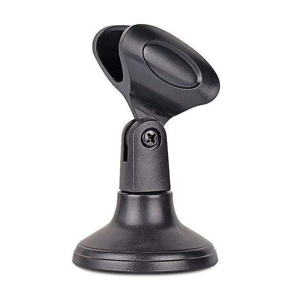 Clearance Under $3.34! 1Pc Adjustable Microphone Stand for Wireless/Wired Handheld Mics (One Size, Black)