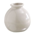 thumbnail image 1 of Clearance Under $3.64! 1Pc Small Round Ceramic Vase for Dried Flowers Hydroponics Home Decor (White 7cm), 1 of 8