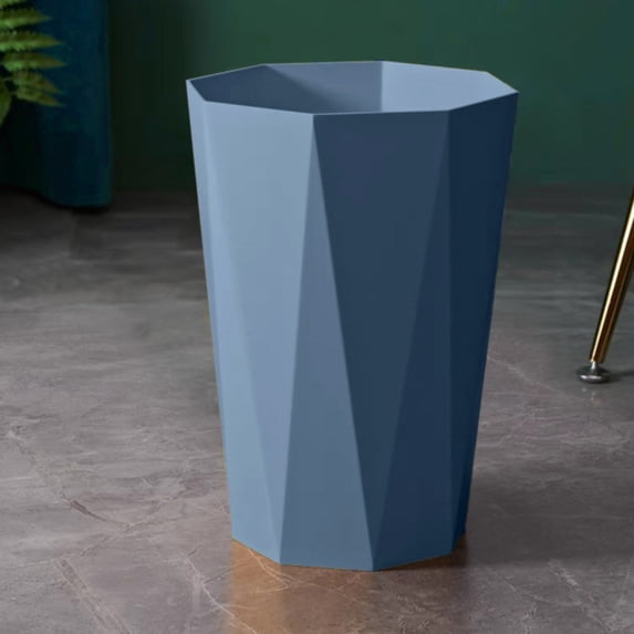 Clearance Under $3.66! Trash Can - Waste basketbin for Office,Home,Bathroom,Kitchen- Blue