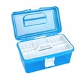 thumbnail image 1 of Clearance Under $3 Storage Box with Tray, Multipurpose Organizer Case with Handle Style B, 1 of 2