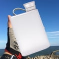 thumbnail image 1 of Clearance Under $4.19 Flat Sports Water Bottle with Removable Handle for Gym Travel and Fitness, 1 of 5
