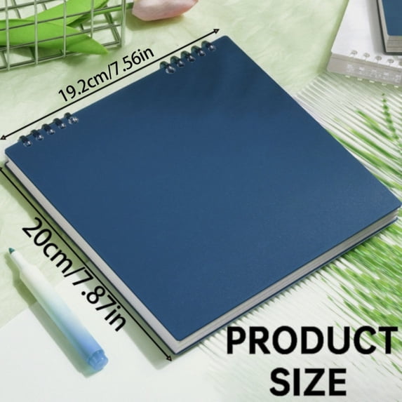 Clearance Under $4.39! 1PC Refillable Journal Notebook, 5-Ring Memo Notepad with Grid Paper, Plastic, for Writing & Sketching, (One Size, Red)