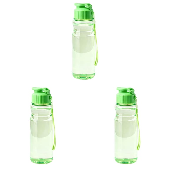 Clearance Under $4.49 Plastic Water Bottle with Hand Strap, Leakproof Reusable Sports Drinking Cup for Gym Travel School Outdoor