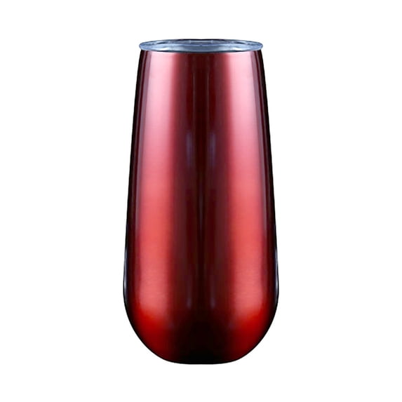 Clearance Under $4.86! 1PC 6OZ Stainless Steel Wine Water Cup, Double Wall Vacuum Insulated Tumbler - Portable for Hot & Cold Drinks (C, One Size)