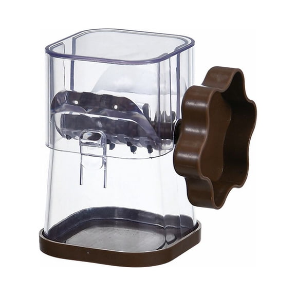 Clearance Under $4.86! 1Pc Manual Nut Chopper with Grinder (ABS, Coffee)