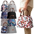 thumbnail image 1 of Clearance Under $4.89 Insulated Lunch Bag with Zipper, Reusable Thermal Tote for School Work Picnic and Travel, 1 of 5