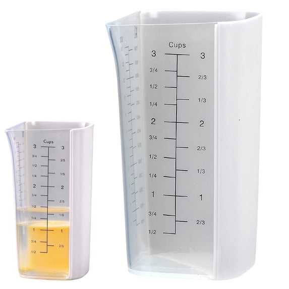 Clearance Under $4.89 Measuring Cup Silicone With Scale Heat Resistant ...