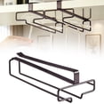 thumbnail image 1 of Clearance Under $4.89 Under Cabinet Wine Glass Rack Stemware Holder No Drill, 1 of 4