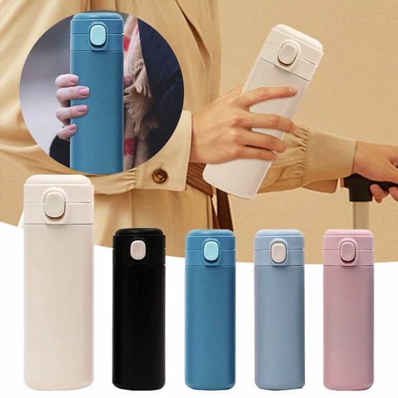 Clearance Under $4.89 Vacuum Insulated Stainless Steel Travel Mug, Leak-Proof Sports Bottle for Hot and Cold Drinks