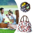 thumbnail image 1 of Clearance Under $4.99 Insulated Lunch Bag with Zipper, Reusable Thermal Tote for School Work Picnic and Travel, 1 of 5