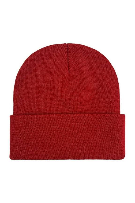 Winter Hats for Women & Men, Soft Warm Slouchy Ribbed Knit Hats Plain Skull Caps for Cold Weather