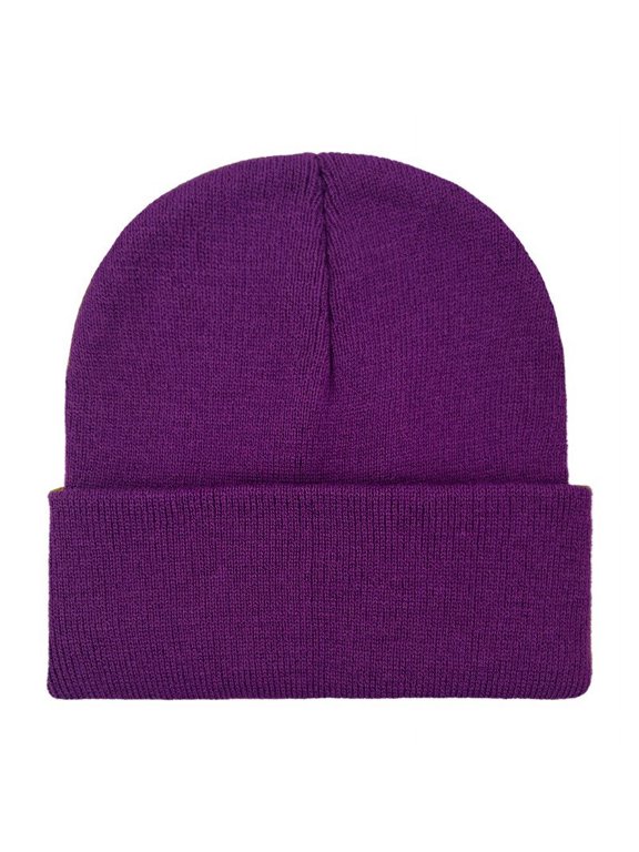 Winter Hats for Women Men, Unisex Slouchy Hats Warm Cozy Knit Cuffed Skull Caps Soft Snow Ski Hats for Cold Weather