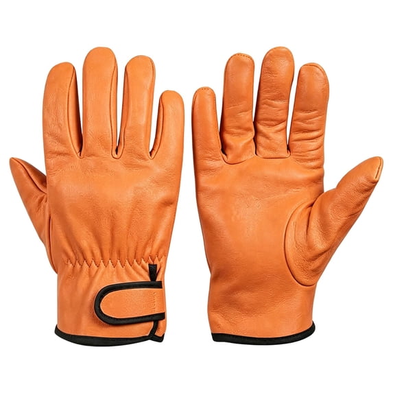 Clearance Under $4 Leather Work Gloves, Thorn Proof Gardening Gloves Style C
