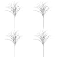 thumbnail image 1 of Clearance Under $4 Silver Glitter Branch Christmas Table Decoration with Sequins and Flexible Stems - 4 Pieces, 1 of 5