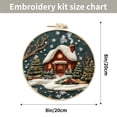 thumbnail image 1 of Clearance Under $5.06! 1SET DIY Embroidery Kit, Christmas Stamped Cross-Stitch Set for Craft Lovers, Cotton, (One Size, E), 1 of 7