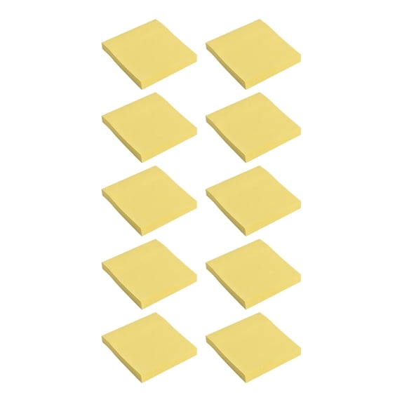 Clearance Under 5$ 100 Pages of Tear-Away Super Sticky Notes 10Pc A, Fdelink Feet Tearable and Super Sticky Notes Bright Colors 100 Sheets