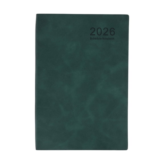 Clearance Under $5.14! 1PC A5 Planner Notebook, 2026 Dated Schedule Organizer for Work & Home, Paper, for Daily & Weekly Planning, (A5, Green)