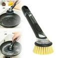 thumbnail image 1 of Clearance Under $5 2024 New Dish Brush With Soap Dispenser Long Handle Dishwashing Brush With Replaceable Heads Kitchen Dish Scrub Brush Soap Dispens, 1 of 8
