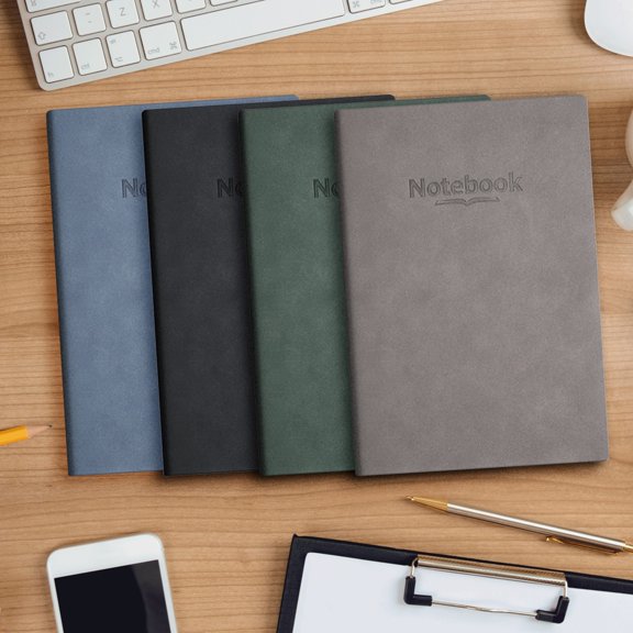 Clearance Under $5.5! A5 Pu Notebook Brown Composition Notebook Notepad