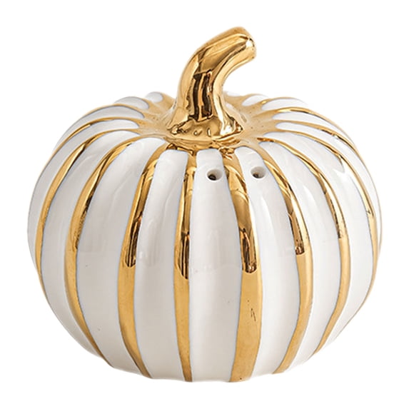 Clearance Under $5.76! 1 Pack Fall Pumpkin Shaped Salt and Pepper Shakers 3 Inch Ceramic for Holiday Home Indoor Kitchen Decor (One Size B)
