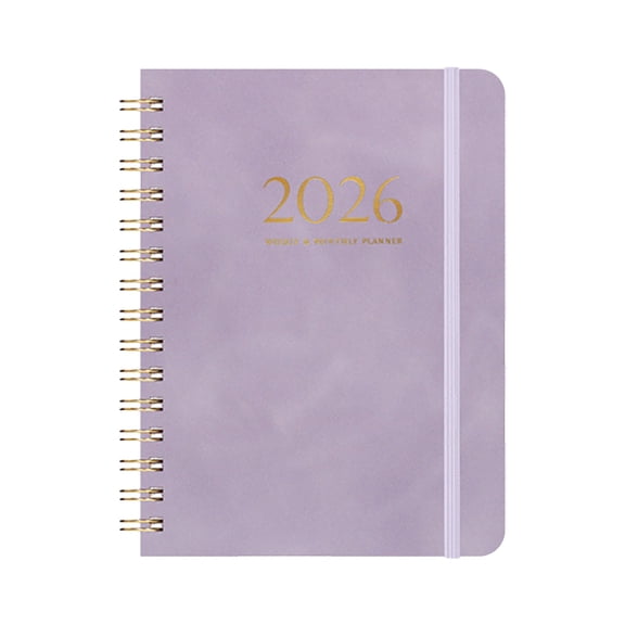 Clearance Under $5.84! 1PC A5 Schedule Book, 2026 Hardcover Planner for Daily Task Management, Paper, for Office & Personal Use, (A5, Purple)