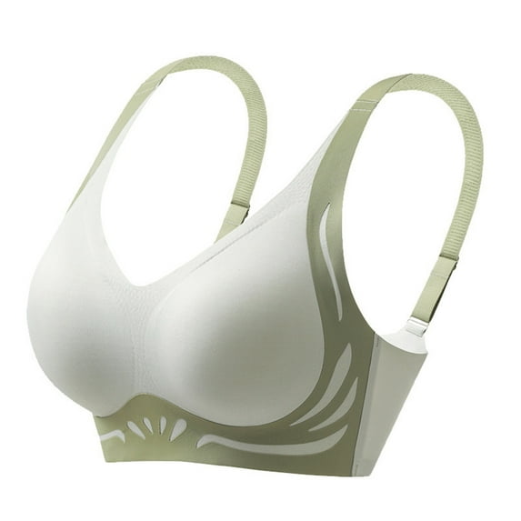 Under $5 Aofany Women's Seamless Wireless Everyday Bras Comfortable Full Coverage Wire Free Bralettes Lightly Lined Bra with Soft Support