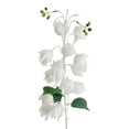 thumbnail image 1 of Clearance Under $5 Artificial Bellflower Artificial Bluebell Spray For Living Room Vase Filler,Plastic White (1Pc), 1 of 9