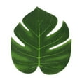 thumbnail image 1 of Clearance Under $5 Artificial Monstera Leaf 8 Inch Party Jungle Beach Table Vase Home Decor,1PC,Green, 1 of 8