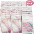 thumbnail image 1 of Clearance Under $5 Bags Storage Pouch Ziplock Resealable Aluminum 50PCS Foil For Party Food Kitchen，Dining & Bar, 1 of 8