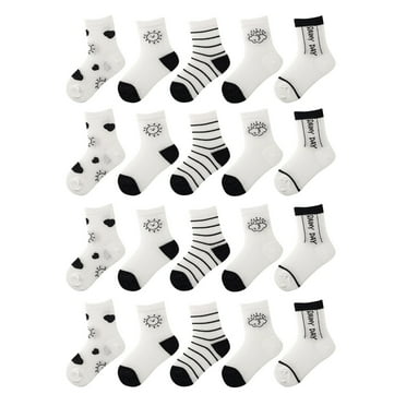 Clearance Under $5 Children's 20 Pairs Of Comfortable Socks For Boys And