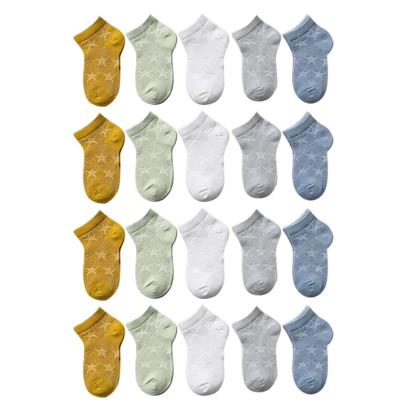 Clearance Under $5 Children's 20 Pairs Of Comfortable Socks For Boys And