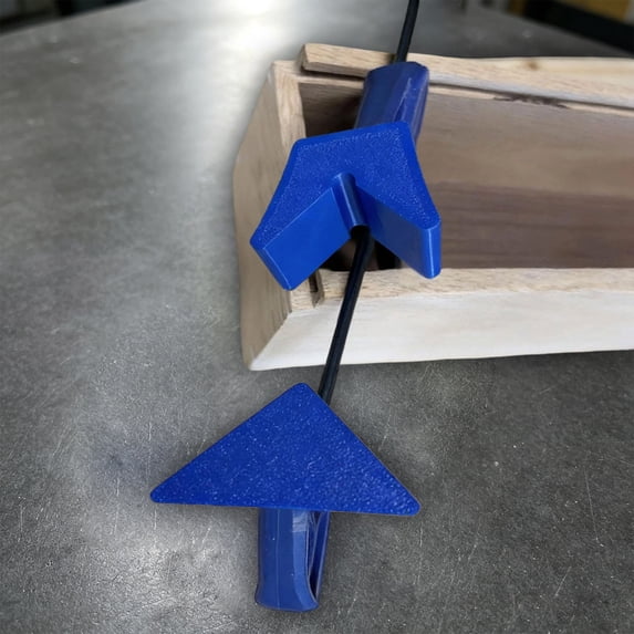 Clearance Under $5 | Corner Clamp Adapter for Quick Clamp, 90-Degree Woodworking Tool Set for Precise Alignment and Secure Fixing, Blue